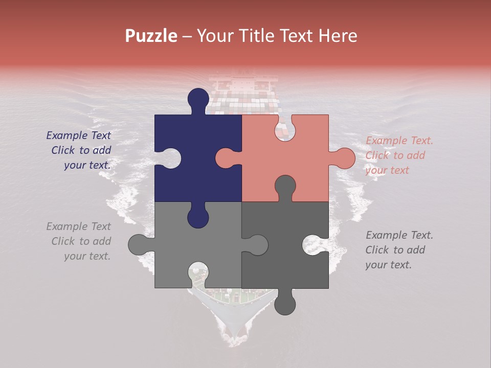 Export Harbor Industry PowerPoint Template