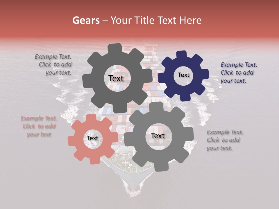 Export Harbor Industry PowerPoint Template