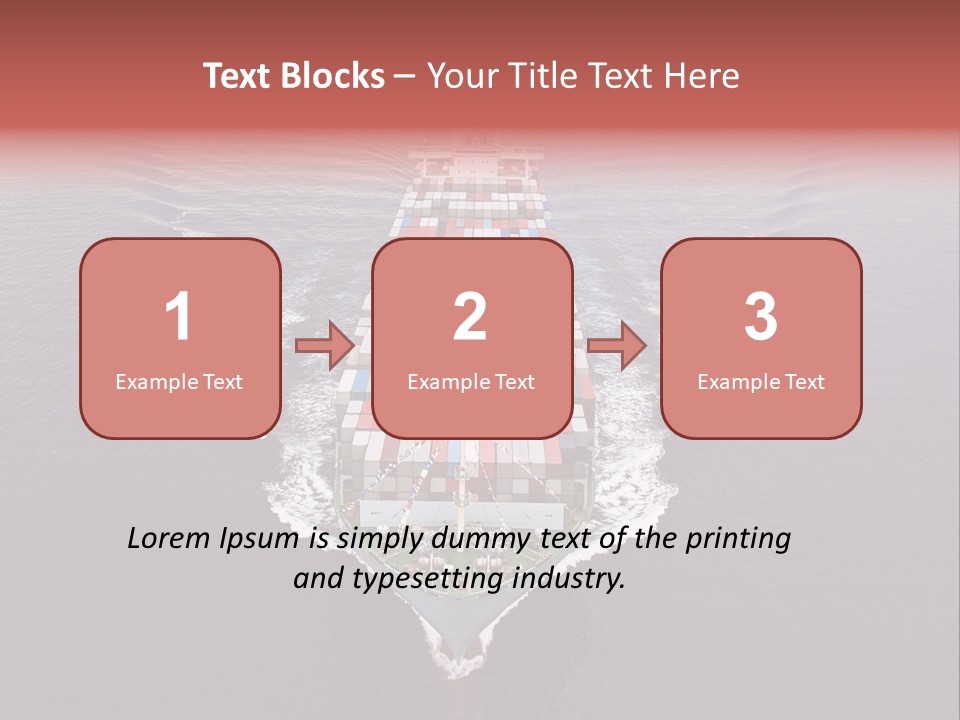 Export Harbor Industry PowerPoint Template