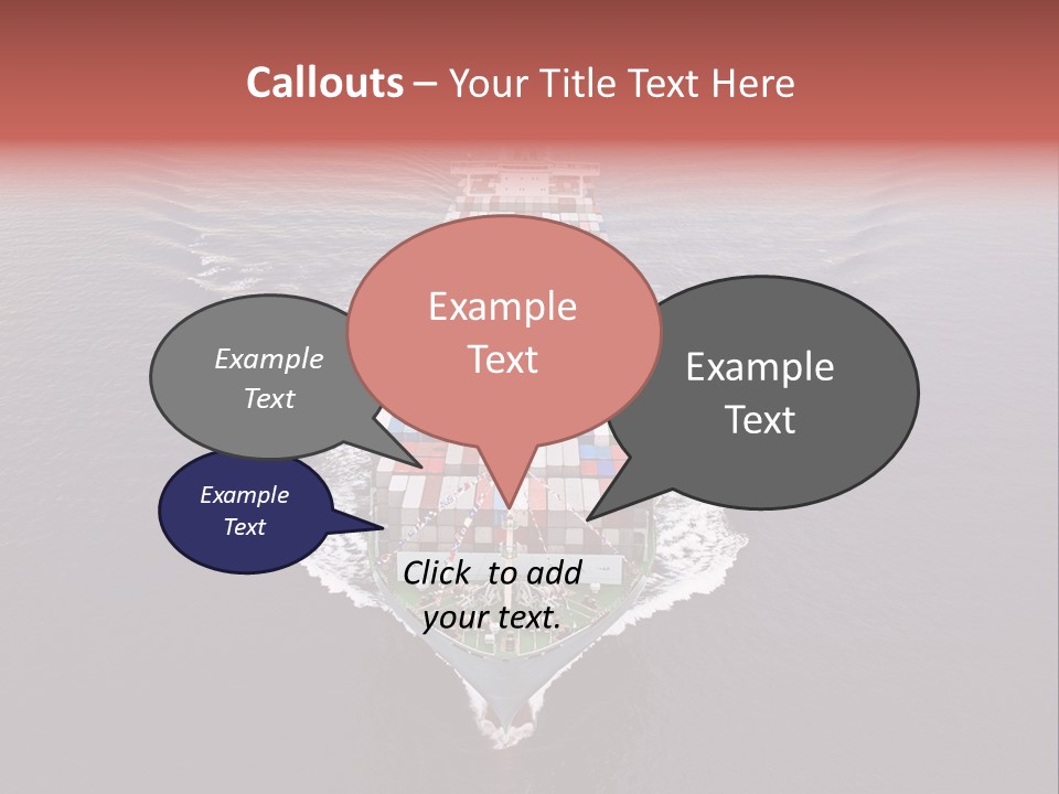 Export Harbor Industry PowerPoint Template
