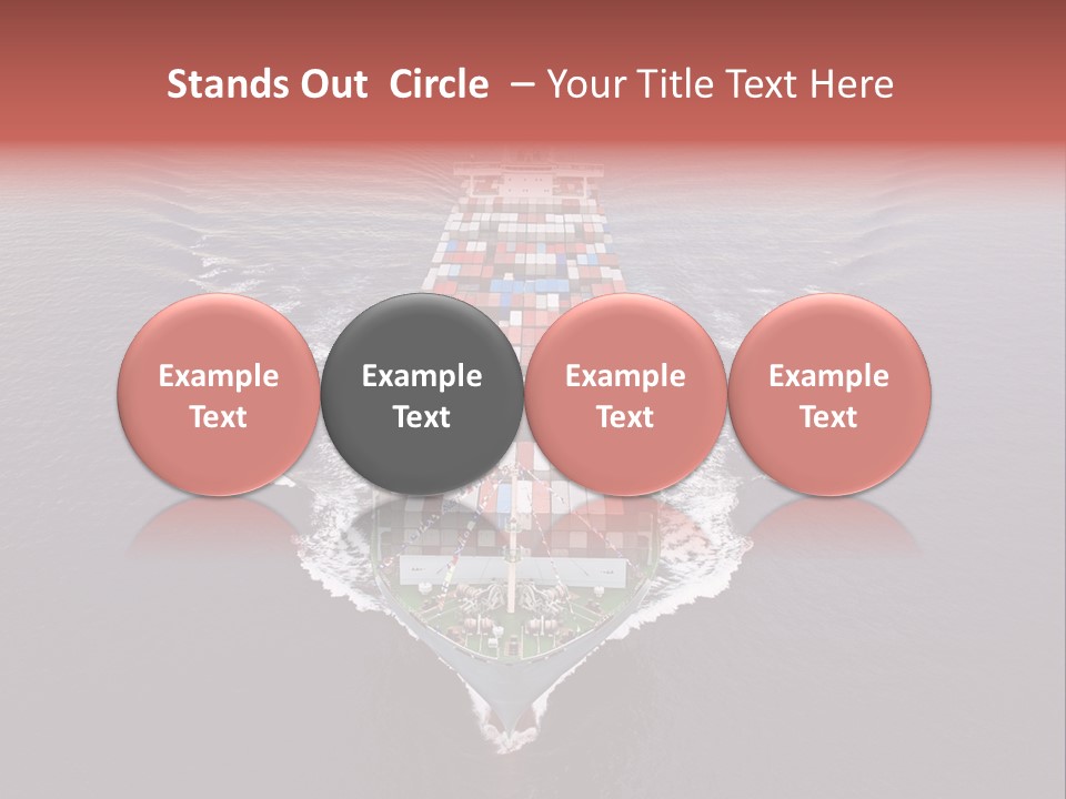 Export Harbor Industry PowerPoint Template