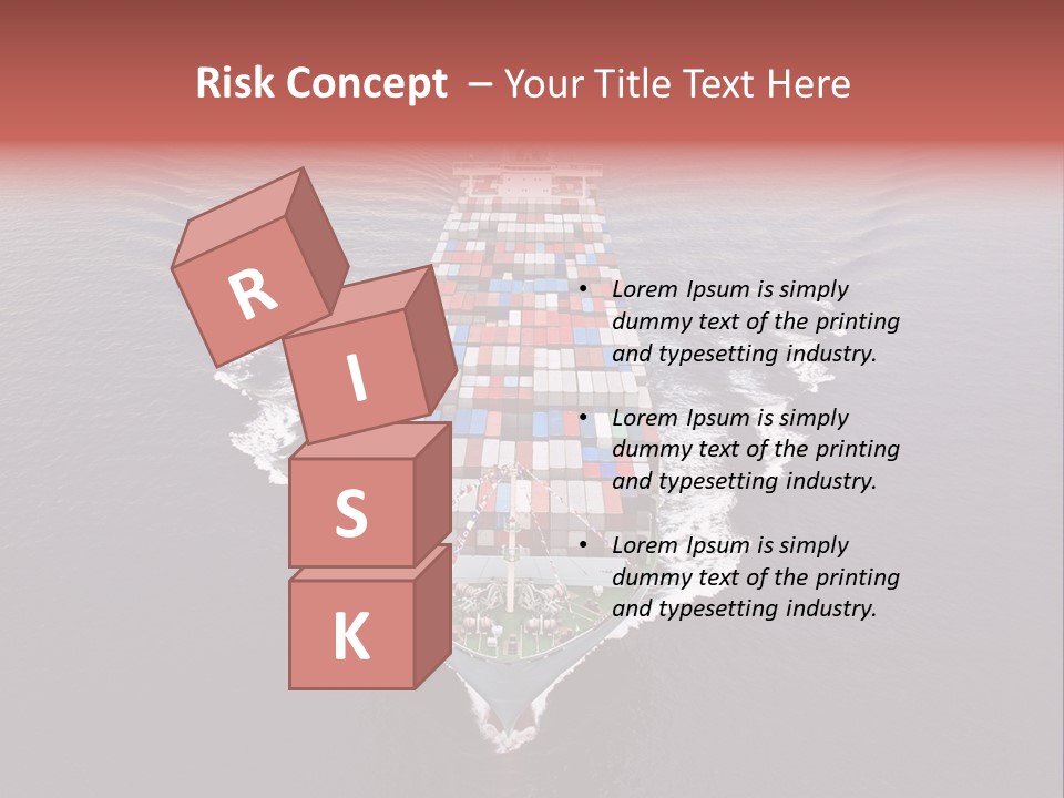 Export Harbor Industry PowerPoint Template