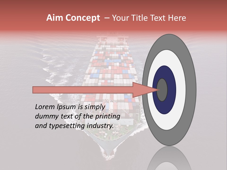 Export Harbor Industry PowerPoint Template