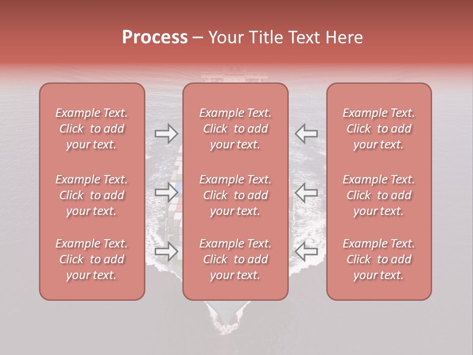 Export Harbor Industry PowerPoint Template