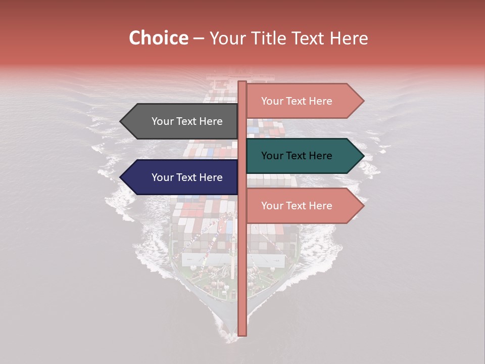 Export Harbor Industry PowerPoint Template