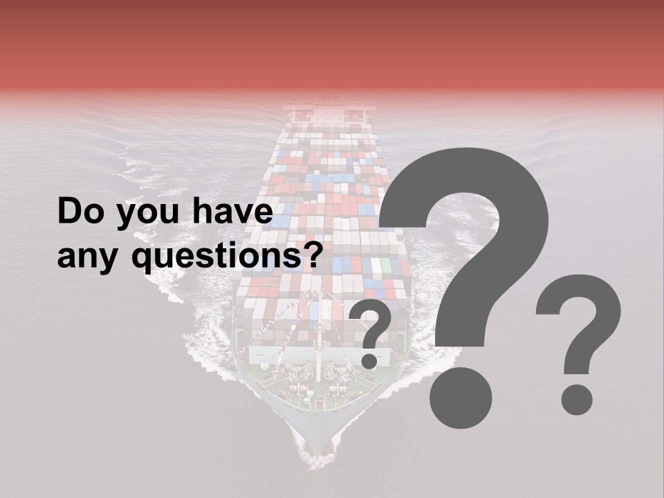 Export Harbor Industry PowerPoint Template