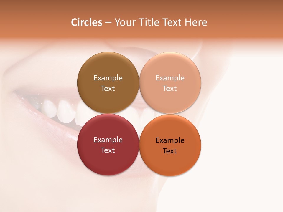 Mouth Lipstick Isolated PowerPoint Template