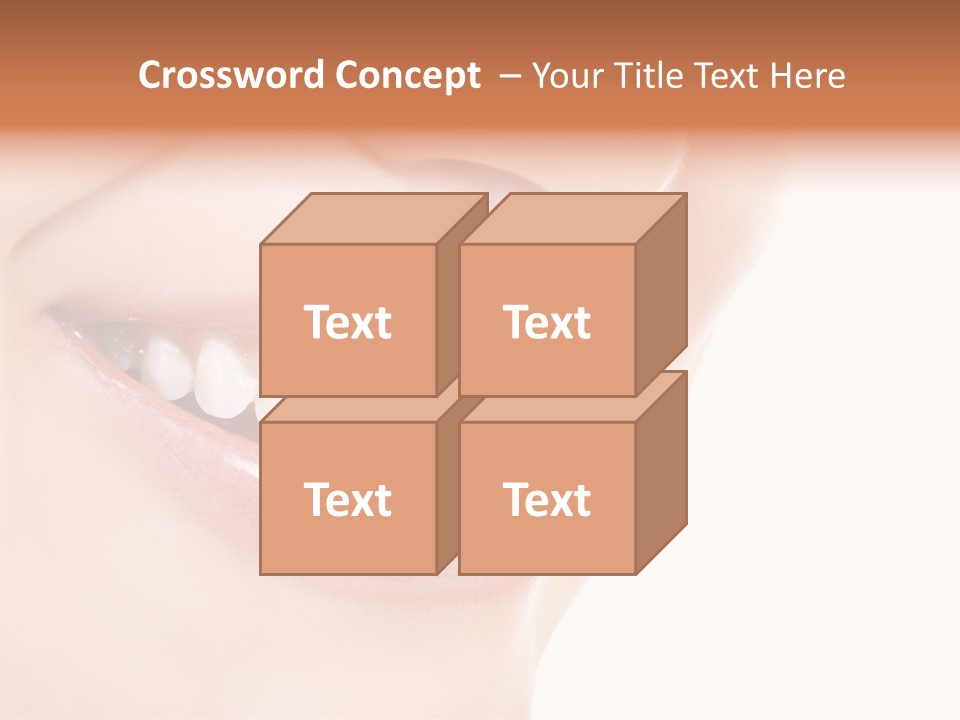 Mouth Lipstick Isolated PowerPoint Template