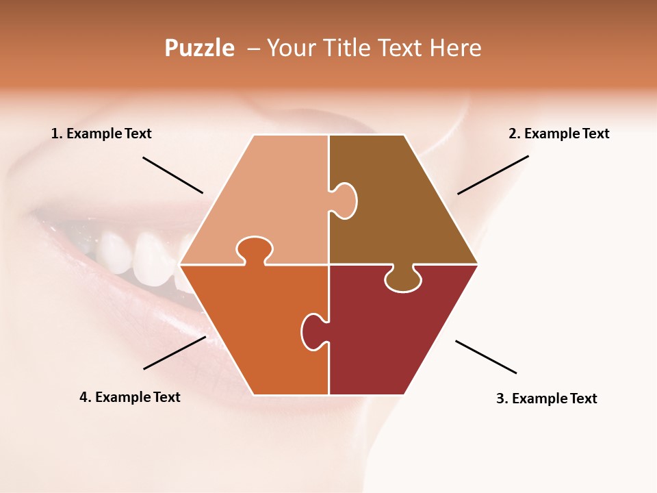 Mouth Lipstick Isolated PowerPoint Template