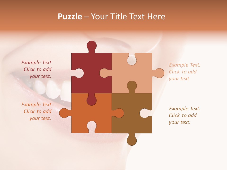 Mouth Lipstick Isolated PowerPoint Template