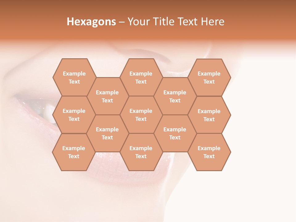 Mouth Lipstick Isolated PowerPoint Template