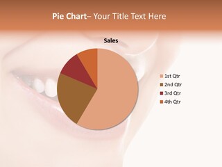 Mouth Lipstick Isolated PowerPoint Template