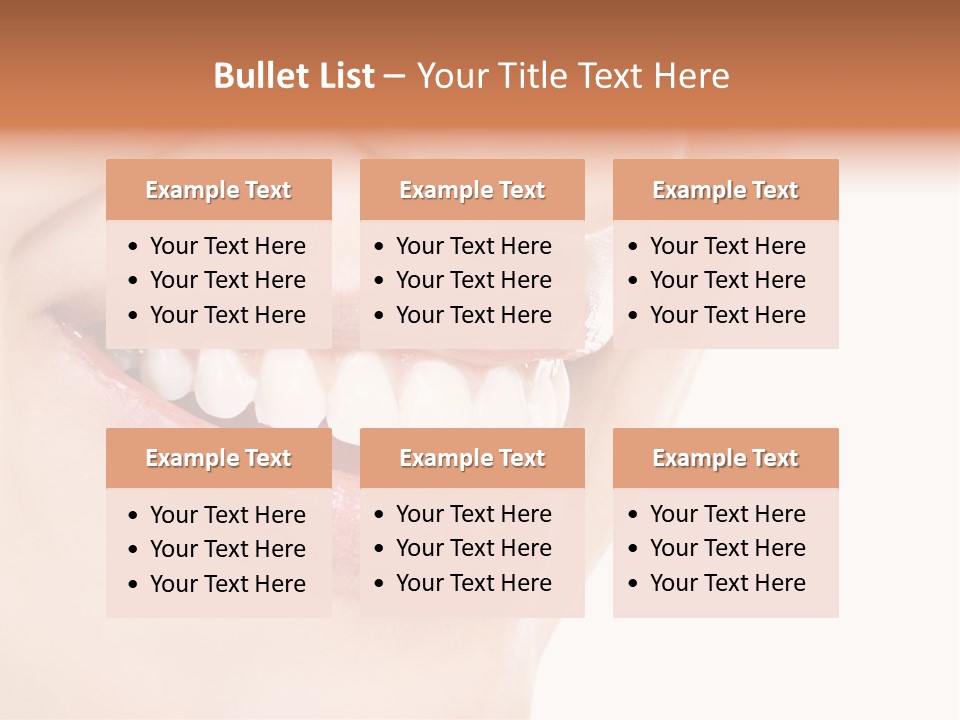 Mouth Lipstick Isolated PowerPoint Template