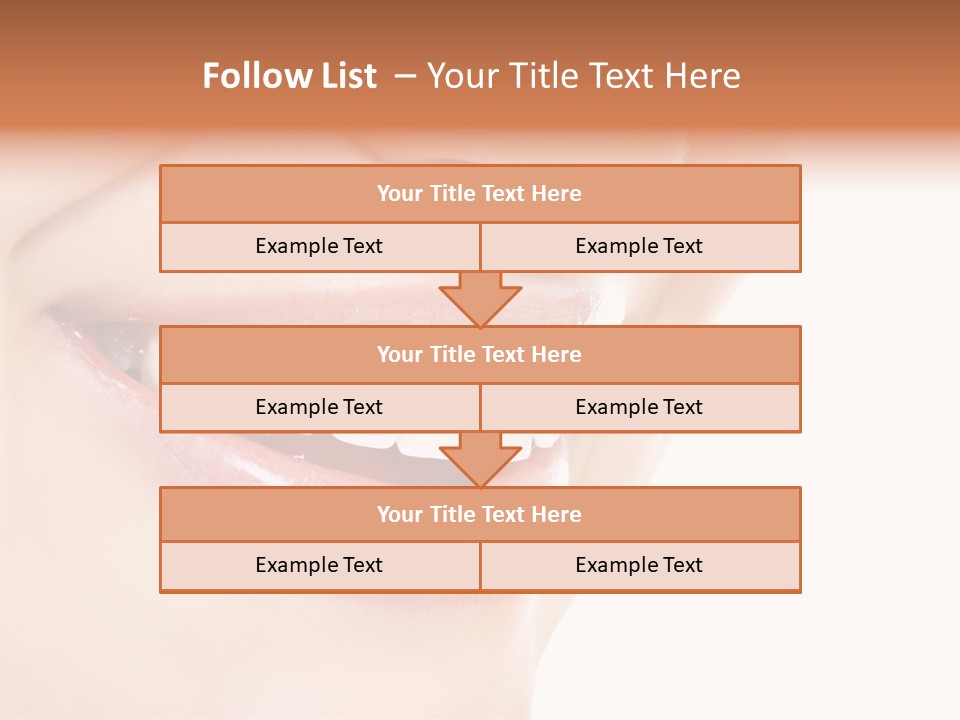 Mouth Lipstick Isolated PowerPoint Template