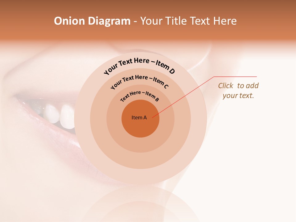 Mouth Lipstick Isolated PowerPoint Template