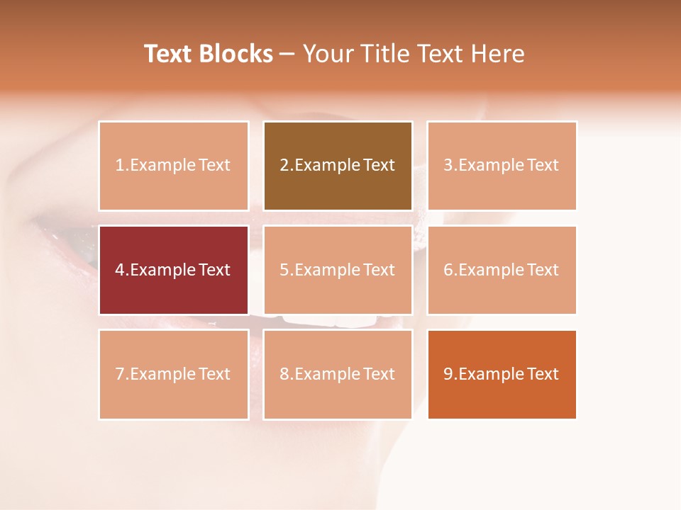 Mouth Lipstick Isolated PowerPoint Template