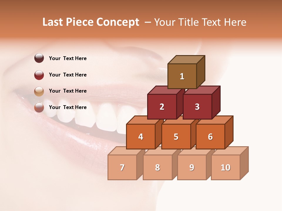 Mouth Lipstick Isolated PowerPoint Template