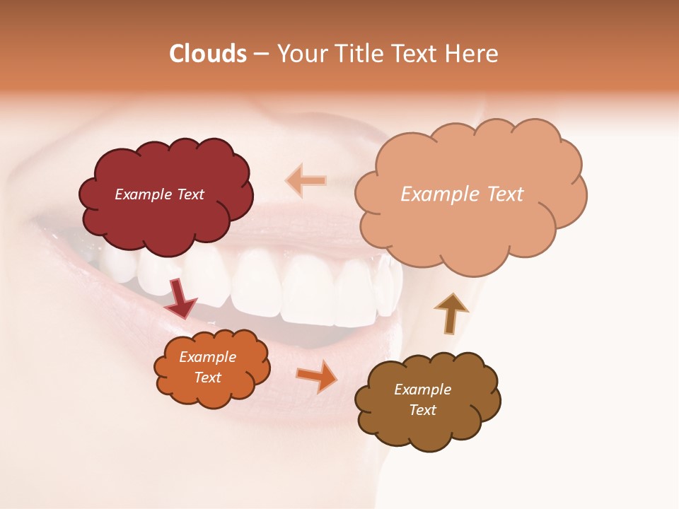 Mouth Lipstick Isolated PowerPoint Template