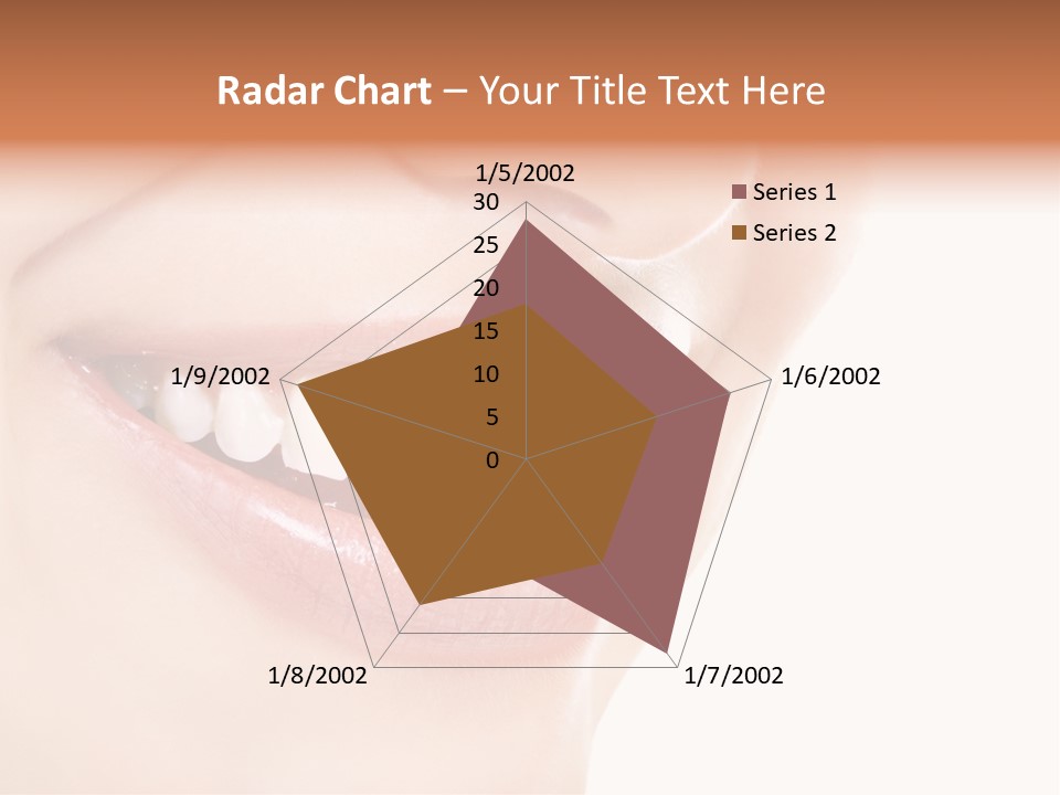 Mouth Lipstick Isolated PowerPoint Template