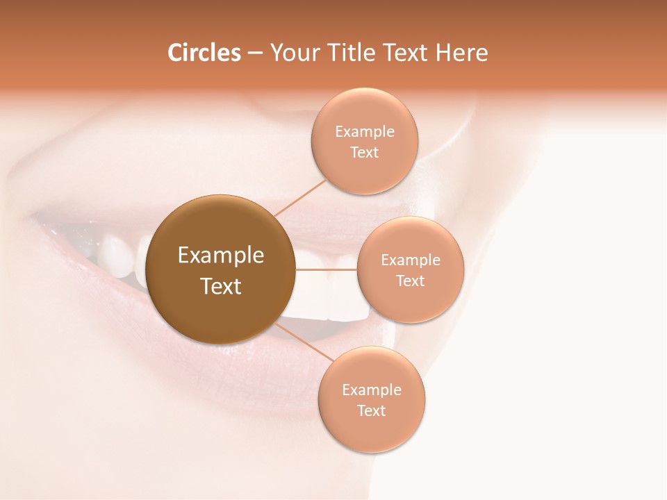 Mouth Lipstick Isolated PowerPoint Template