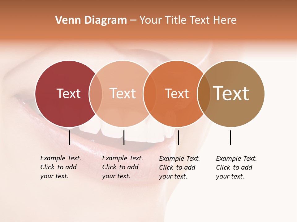 Mouth Lipstick Isolated PowerPoint Template