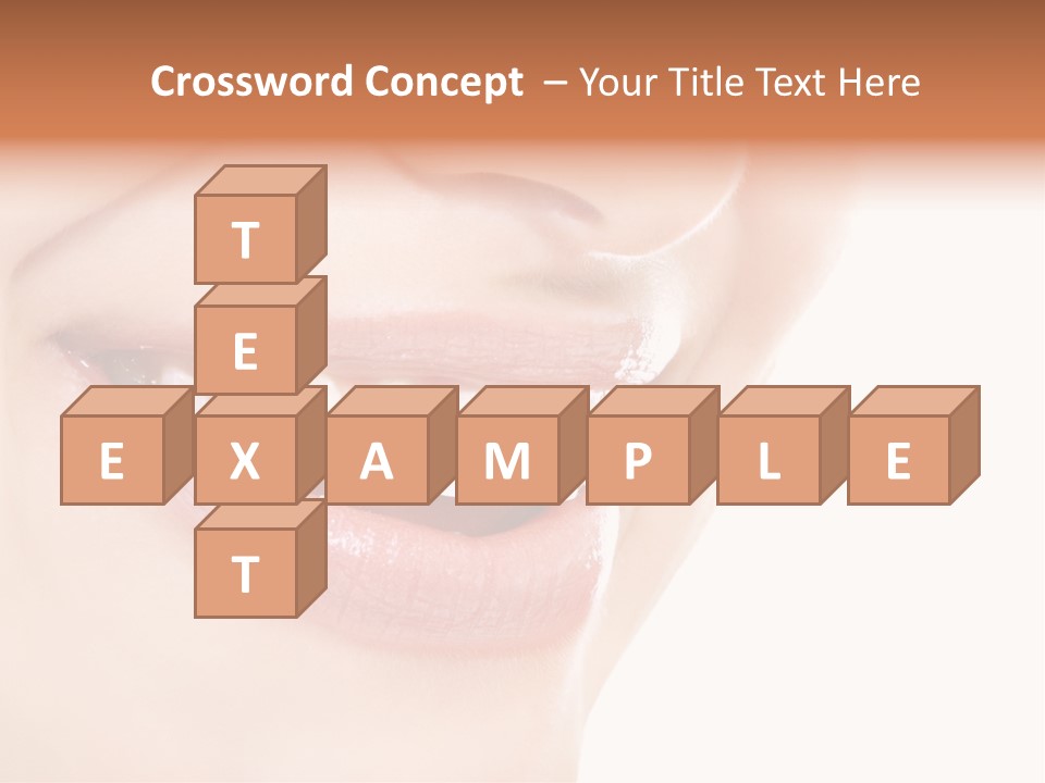 Mouth Lipstick Isolated PowerPoint Template