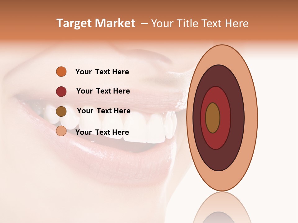 Mouth Lipstick Isolated PowerPoint Template