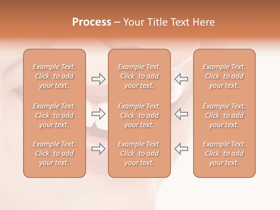 Mouth Lipstick Isolated PowerPoint Template