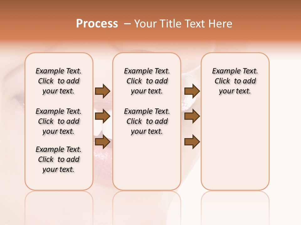 Mouth Lipstick Isolated PowerPoint Template