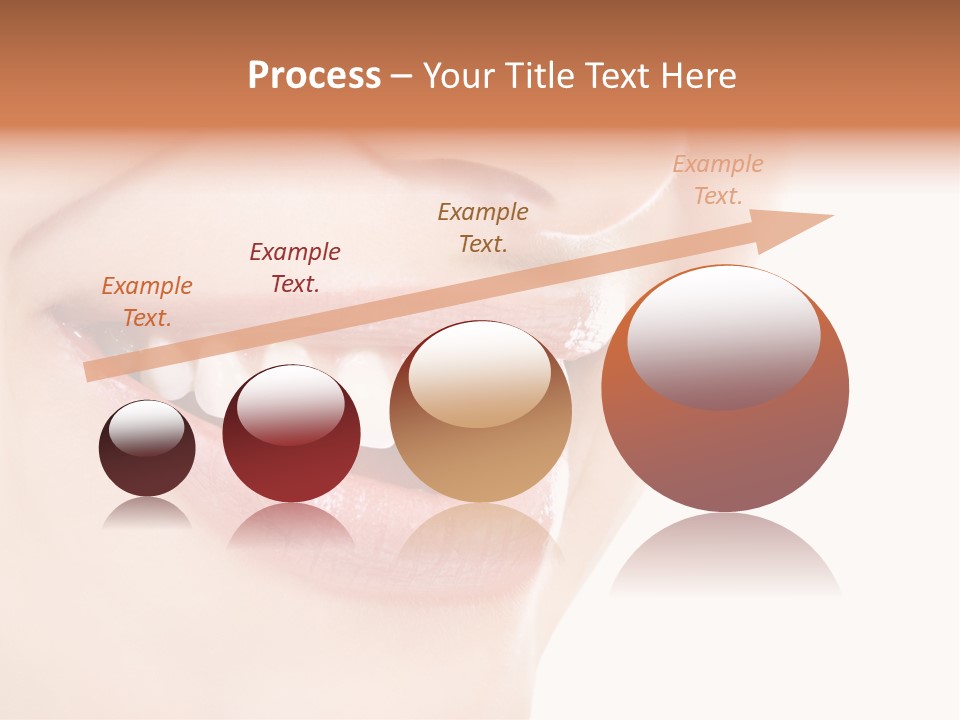 Mouth Lipstick Isolated PowerPoint Template