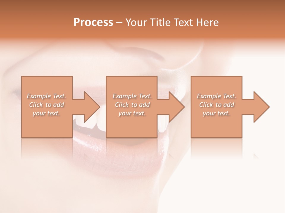 Mouth Lipstick Isolated PowerPoint Template