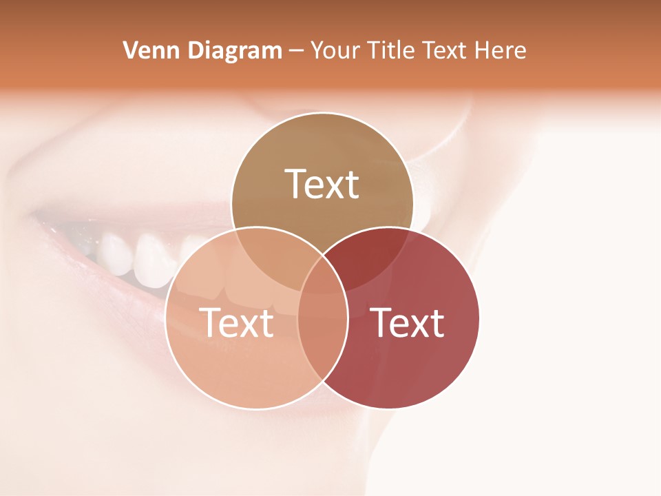 Mouth Lipstick Isolated PowerPoint Template