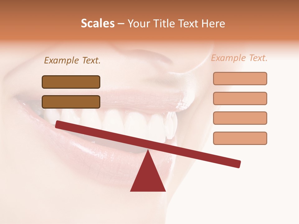 Mouth Lipstick Isolated PowerPoint Template