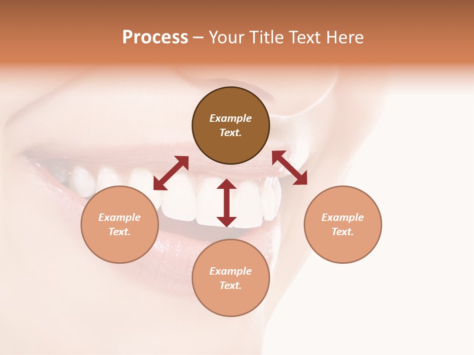Mouth Lipstick Isolated PowerPoint Template