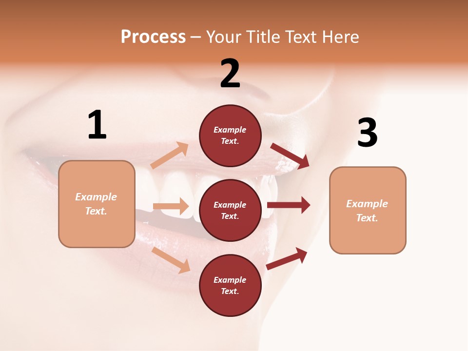 Mouth Lipstick Isolated PowerPoint Template