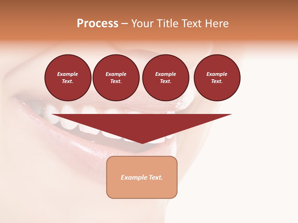 Mouth Lipstick Isolated PowerPoint Template