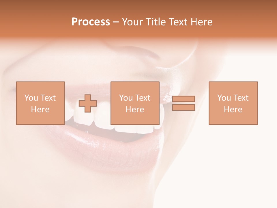 Mouth Lipstick Isolated PowerPoint Template