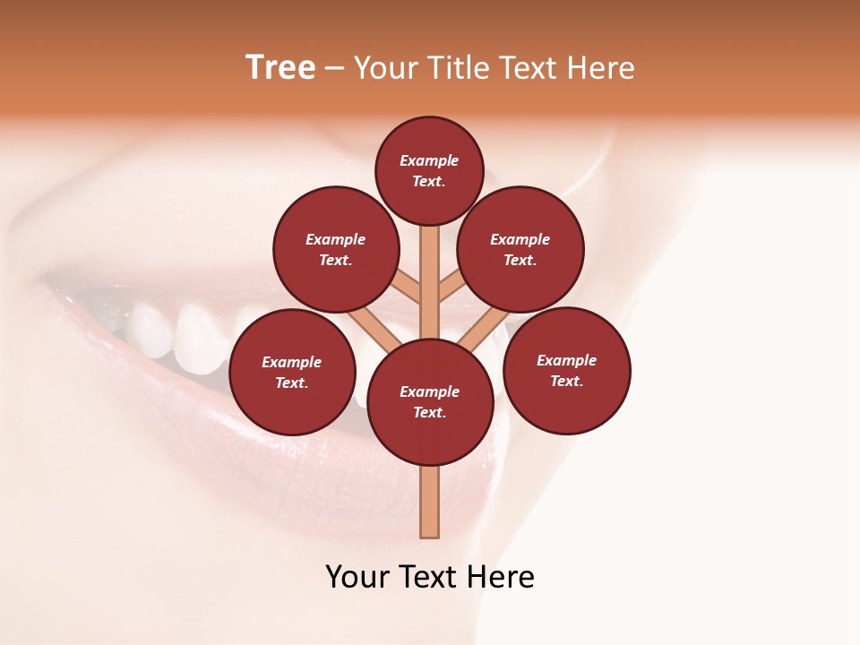 Mouth Lipstick Isolated PowerPoint Template
