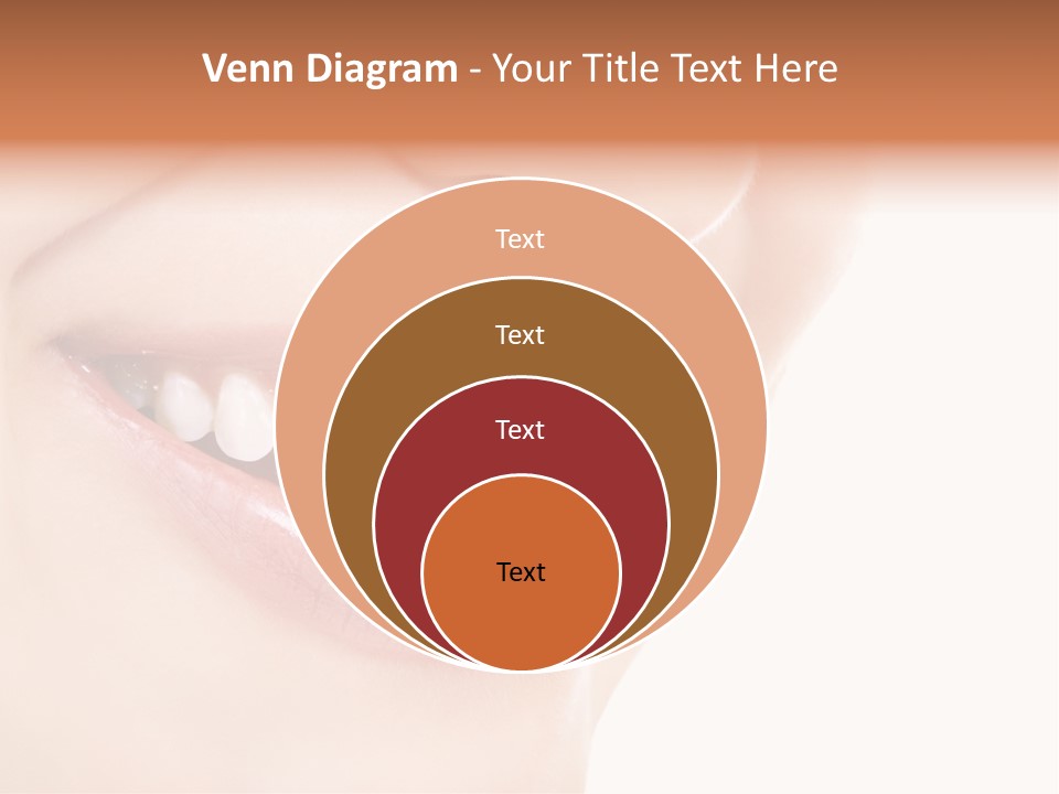 Mouth Lipstick Isolated PowerPoint Template
