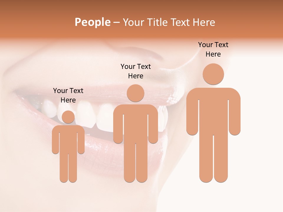 Mouth Lipstick Isolated PowerPoint Template