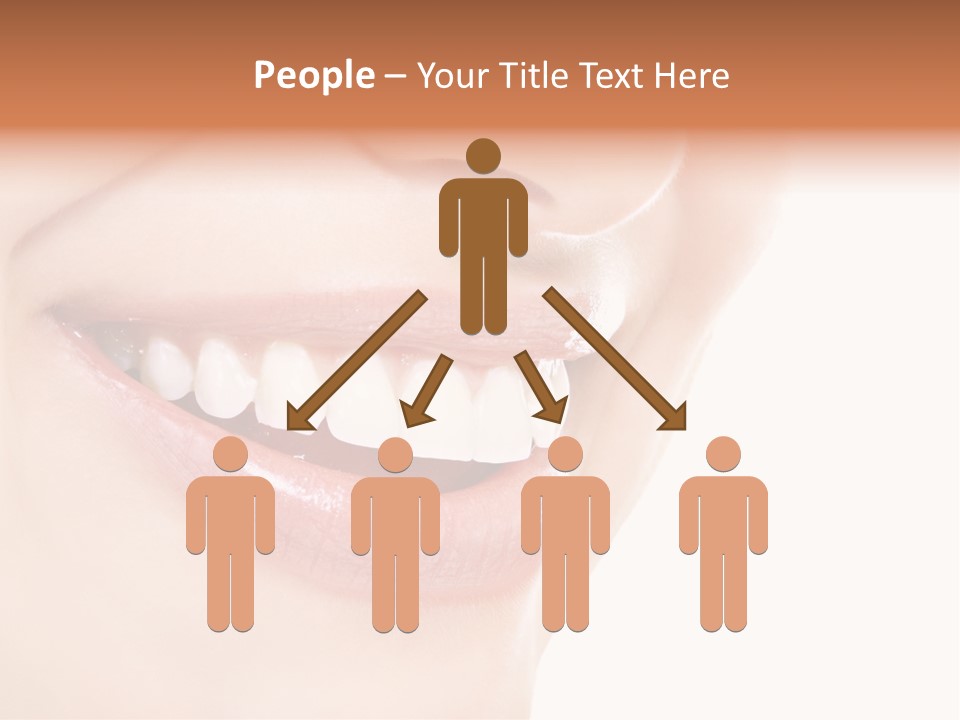 Mouth Lipstick Isolated PowerPoint Template