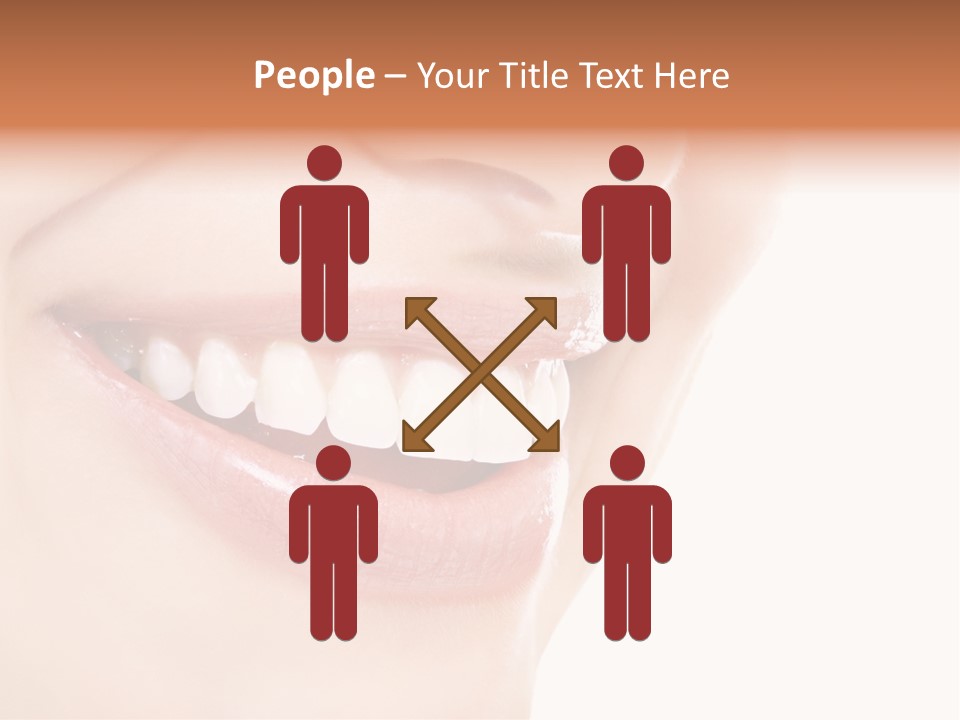 Mouth Lipstick Isolated PowerPoint Template