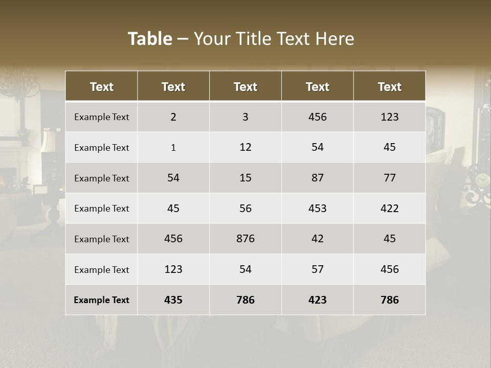 Indoors Home Addition Home Improvement PowerPoint Template