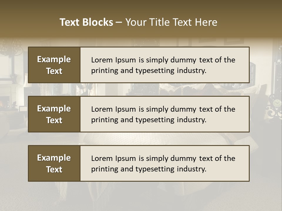 Indoors Home Addition Home Improvement PowerPoint Template