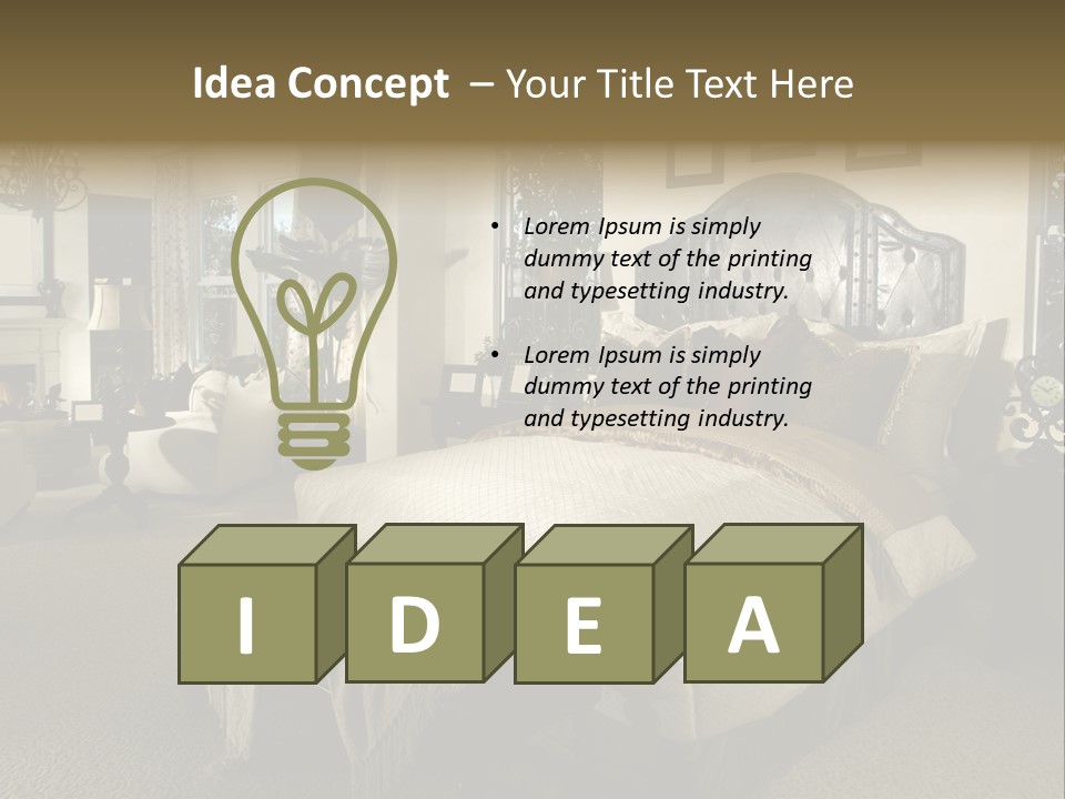 Indoors Home Addition Home Improvement PowerPoint Template