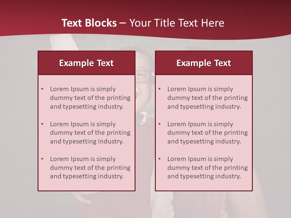 A Man And Woman Kissing In Front Of A Blackboard PowerPoint Template