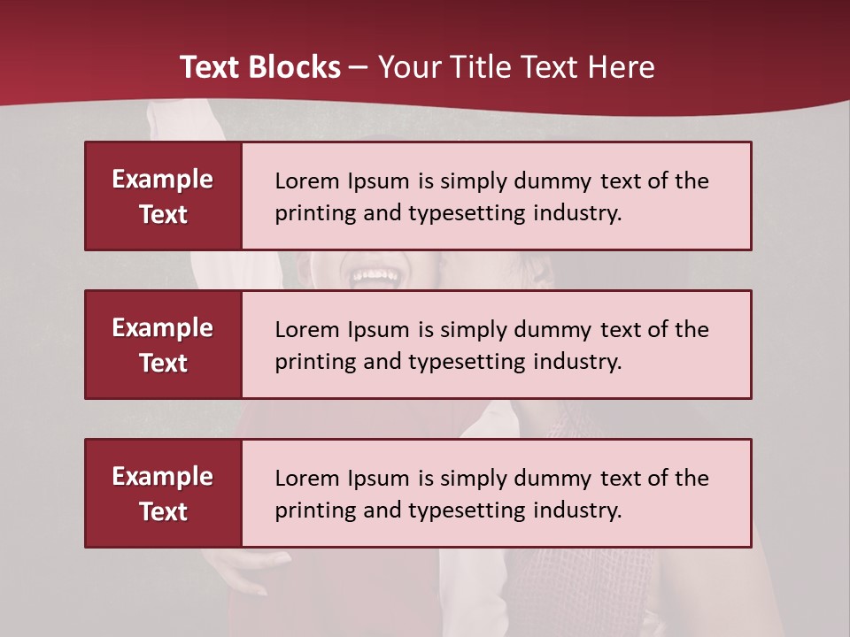 A Man And Woman Kissing In Front Of A Blackboard PowerPoint Template
