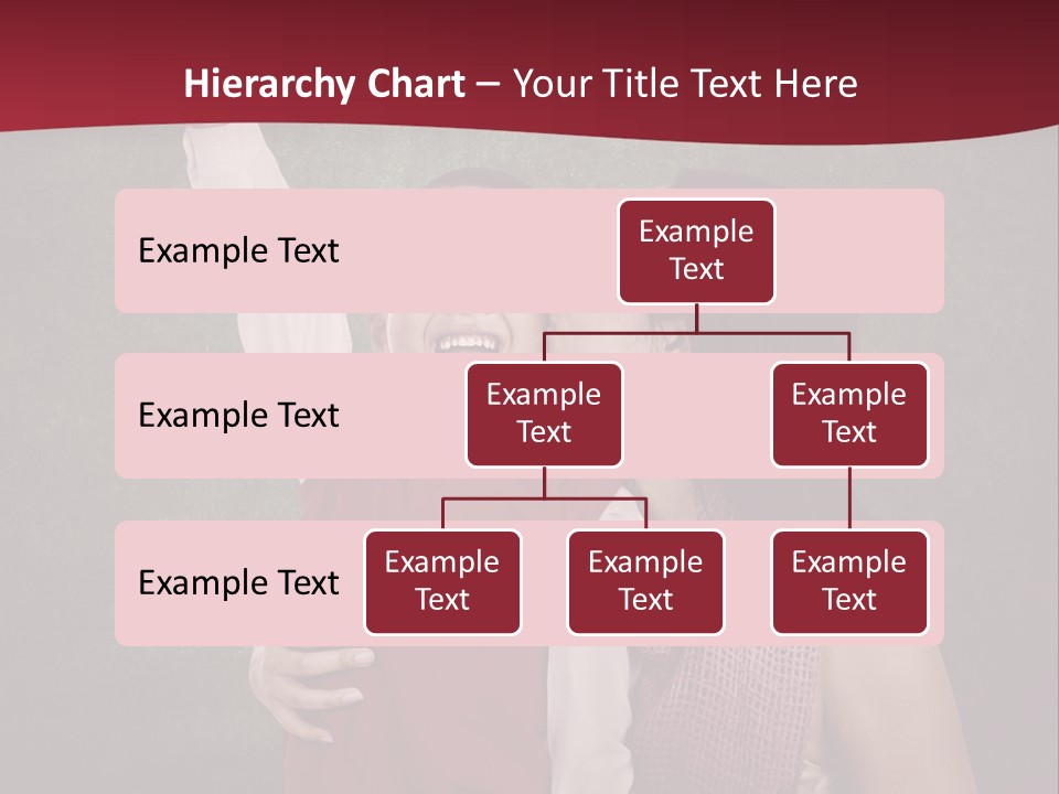 A Man And Woman Kissing In Front Of A Blackboard PowerPoint Template