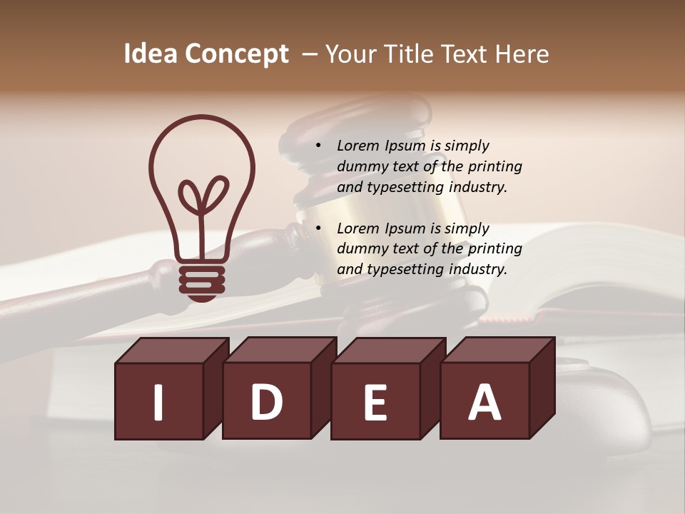 Concept Item Criminal PowerPoint Template