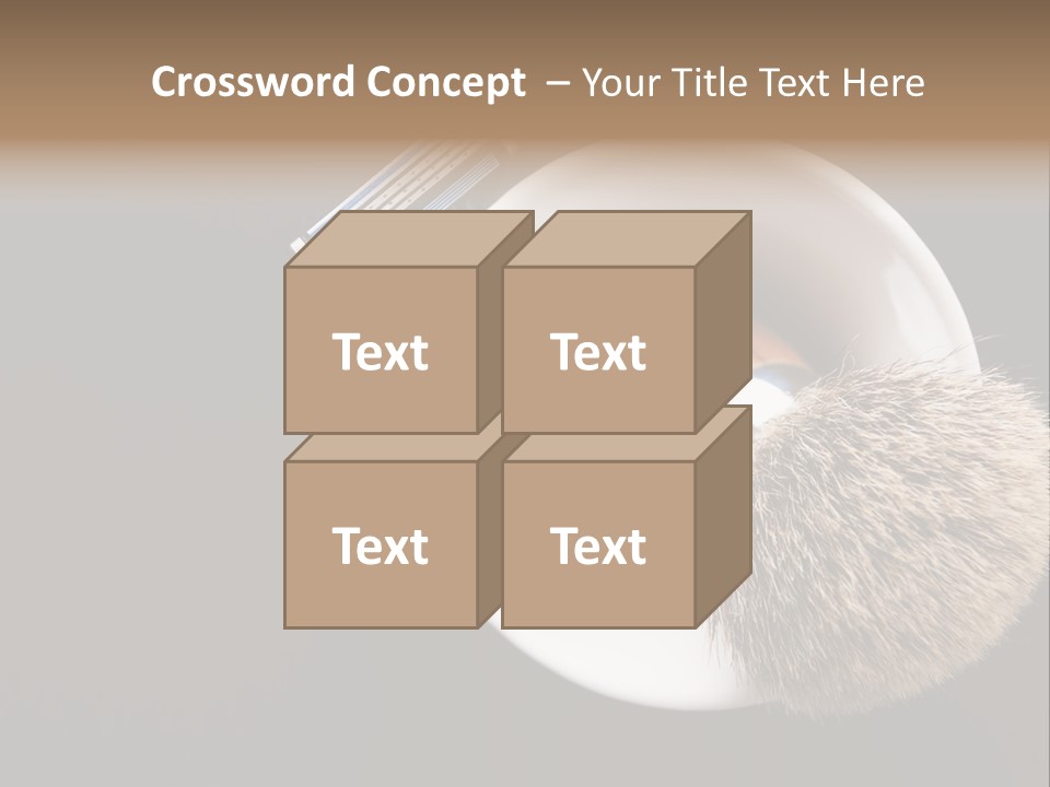 Shaving Brush Beautiful Hygiene PowerPoint Template